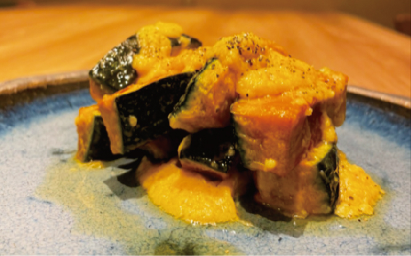 咸蛋南瓜（カボチャの塩卵炒め）